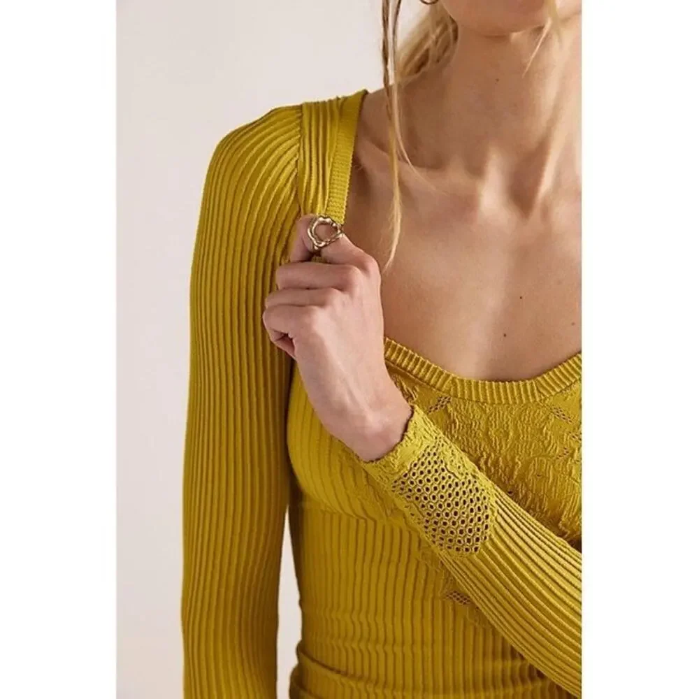 NWT New dynamic duo long sleeve free people